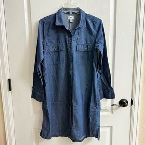 Old Navy Blue Casual Button Down Shirt